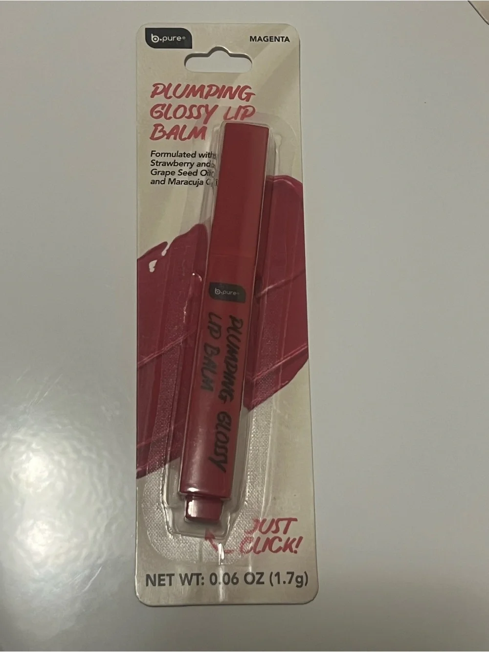 Plumping Glossy Lip Balm - Magenta